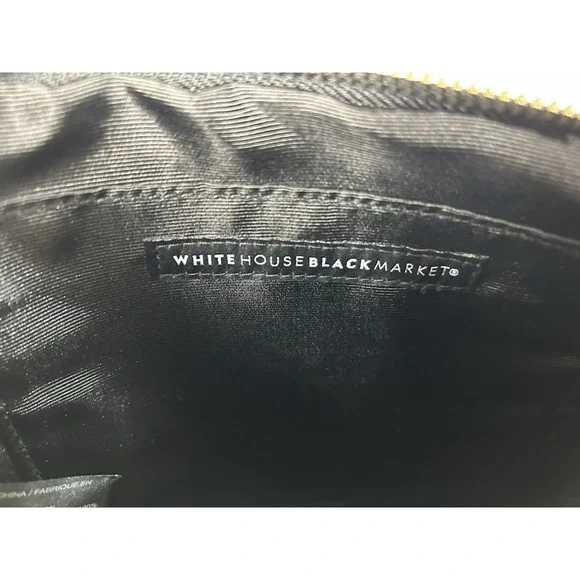White House Black Market Wristlet Clutch Bag Handbag Travel Not Used w/ dust bag - Picture 7 of 7